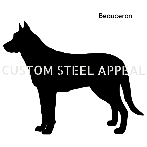 Beauceron Shut the Gate Dog Sign