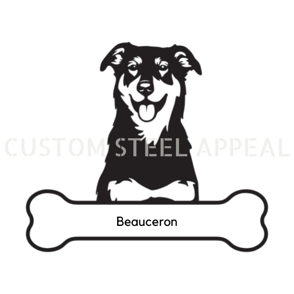 Beauceron Dog Portrait Signs