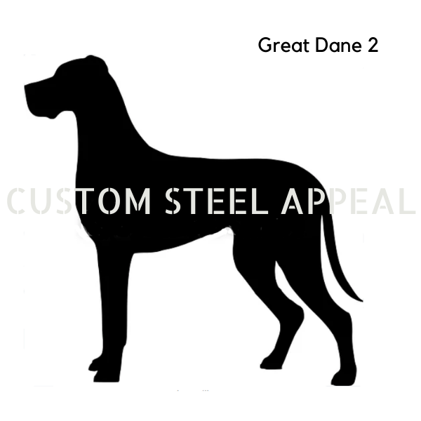 Great Dane (Natural Ears) Pet Dog Memorial