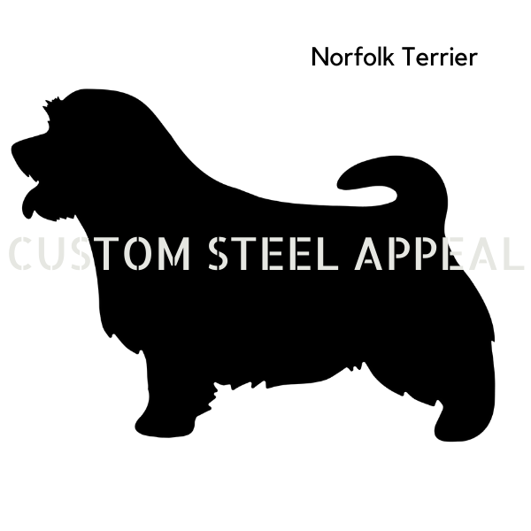 Norfolk Terrier Shut the Gate Dog Sign