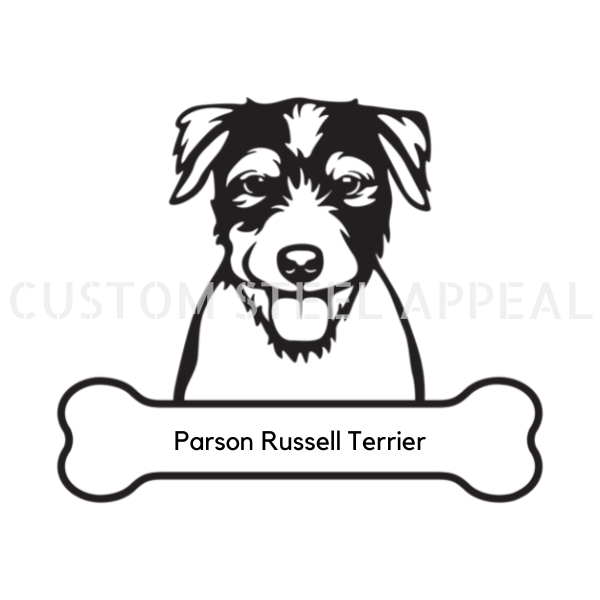Parson Russell Terrier Dog Portrait Signs