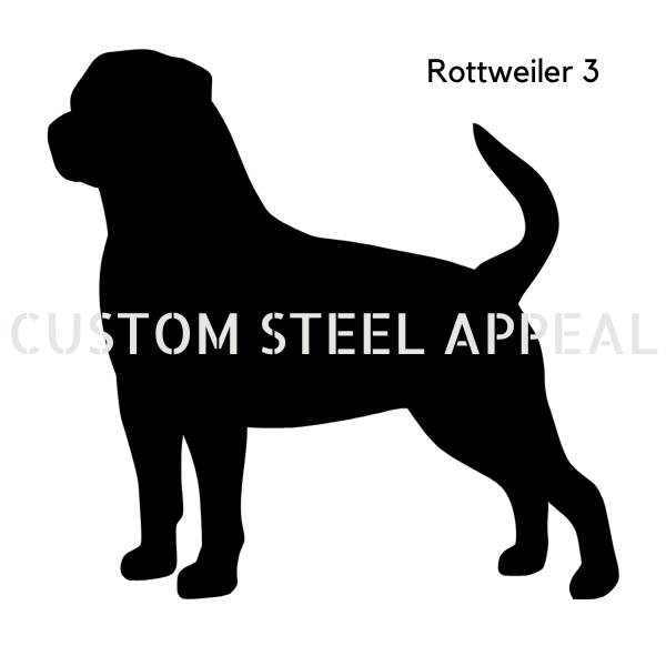 Rottweiler 3 Pet Dog Memorial