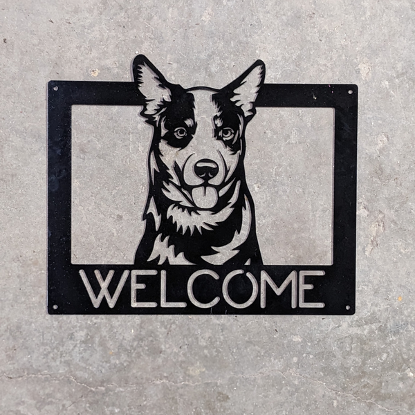 Australian Cattle Dog Portrait Signs