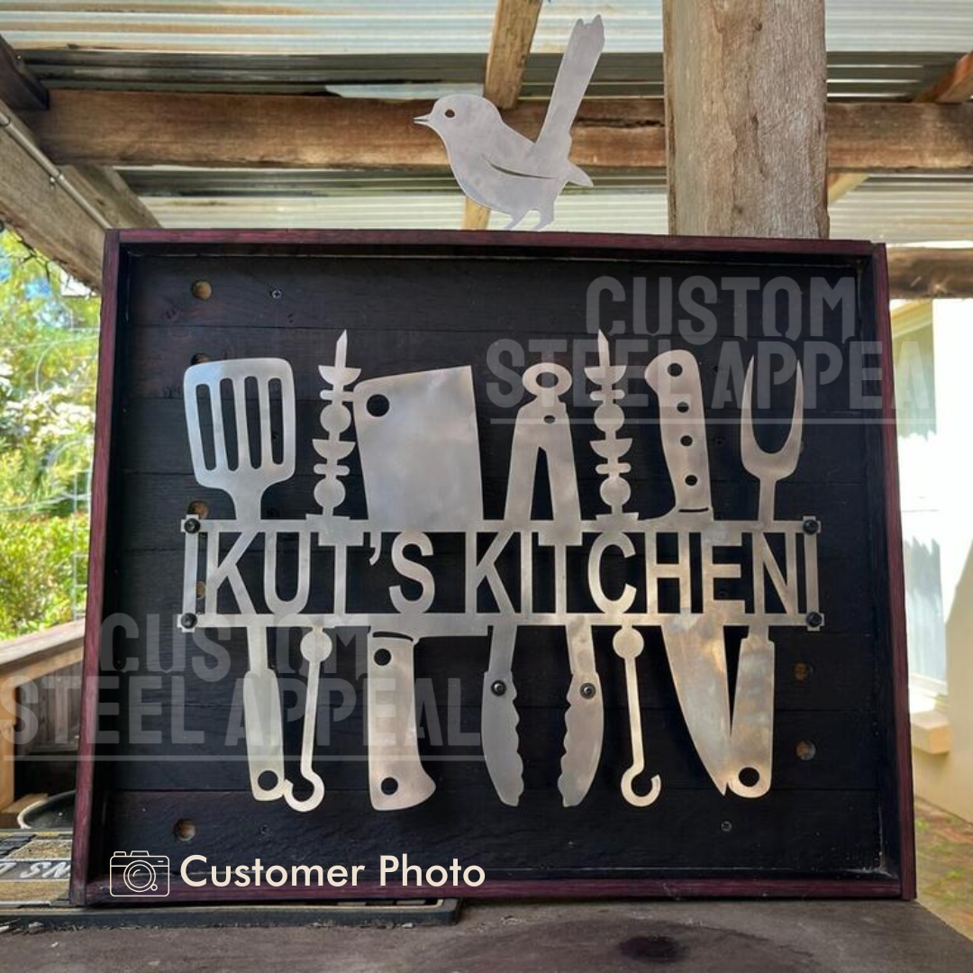 BBQ Tools Sign – Custom Steel Appeal