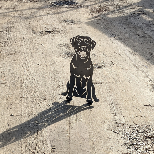 Labrador Dog Garden Feature