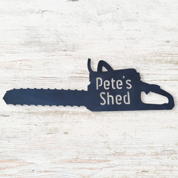 Chainsaw Shed Sign