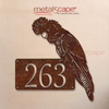 Cockatoo House Number Plaque
