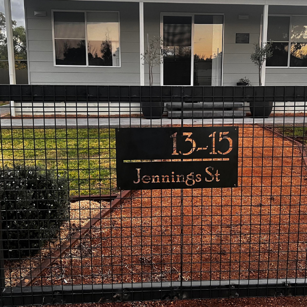 Steel Address Sign Address Property Sign – Custom Steel Appeal