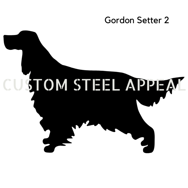 Gordon Setter (Fluffy) Pet Dog Memorial