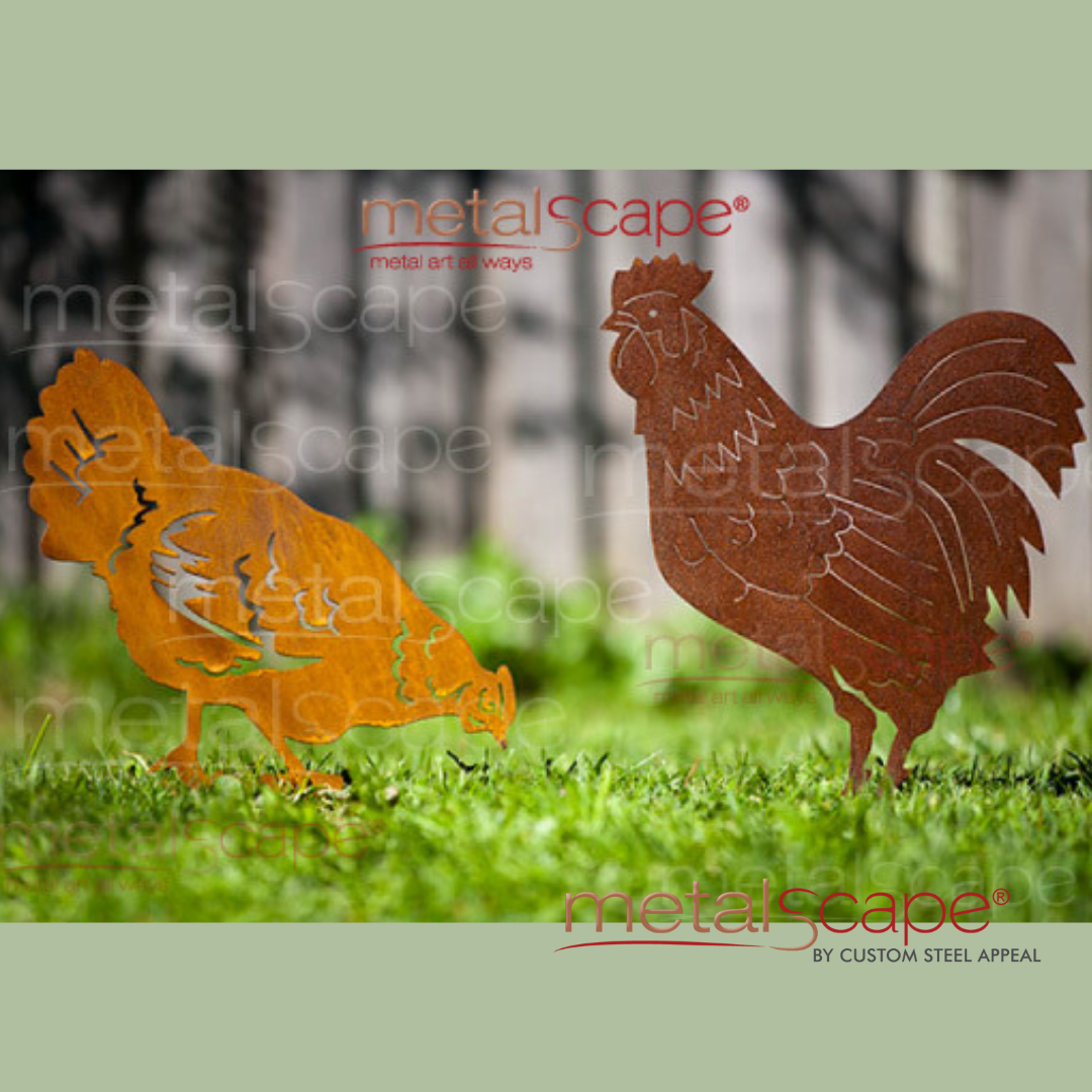 Rooster Standing – Custom Steel Appeal