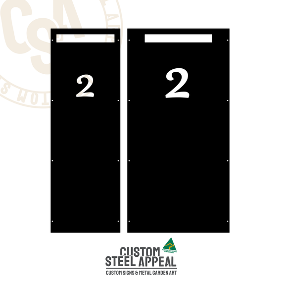 Letterbox - Numeral Only – Custom Steel Appeal