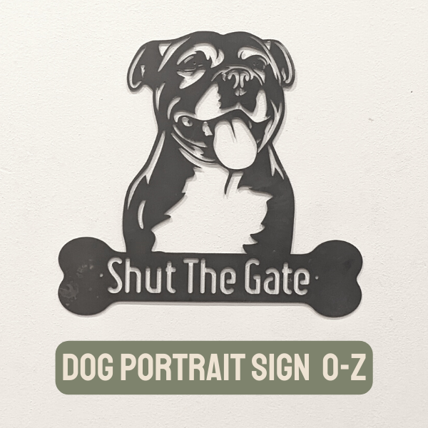 Dog Portrait Signs (O-Z)