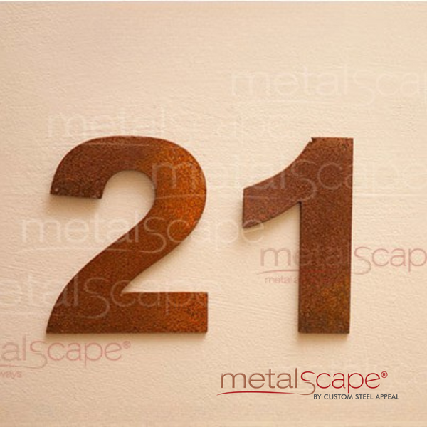 Solid House Numbers (400mm high)
