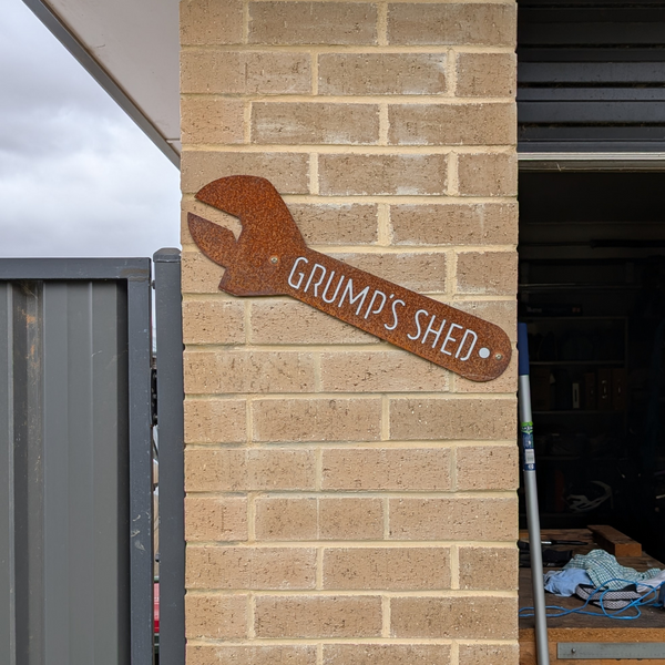 Spanner Shed Sign