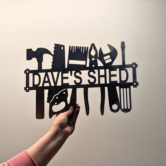 Tools Shed Sign – Custom Steel Appeal