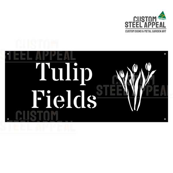 Tulips Property Sign