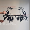 Kookaburras on Branch Wall Art