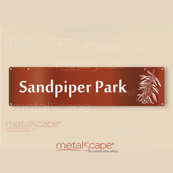 Wattle Flowers - Simple Property Sign