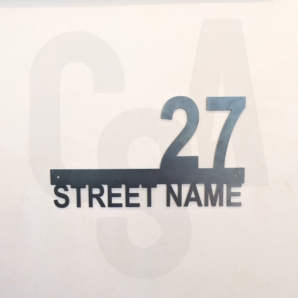 Street Number & Address Property Sign