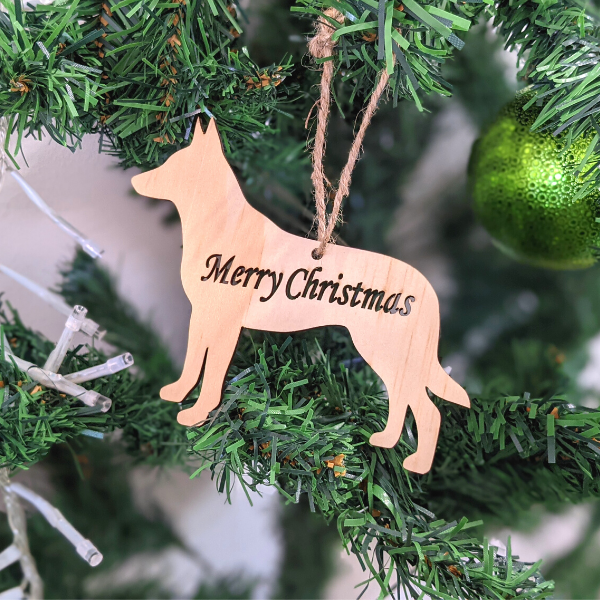 Dog Christmas Tree Ornament (A-D)