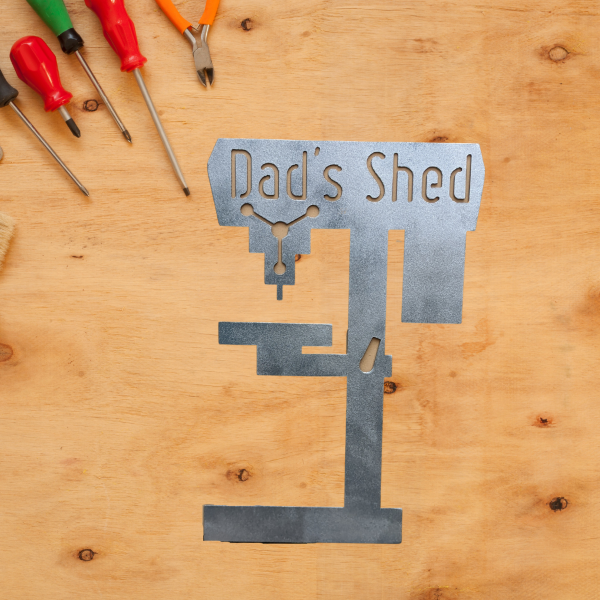 Drill Press Shed Sign