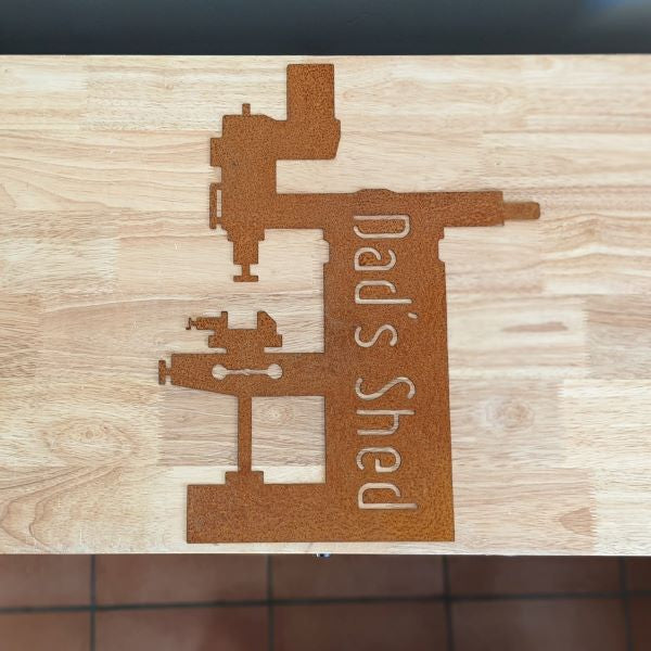 Milling Machine Shed Sign