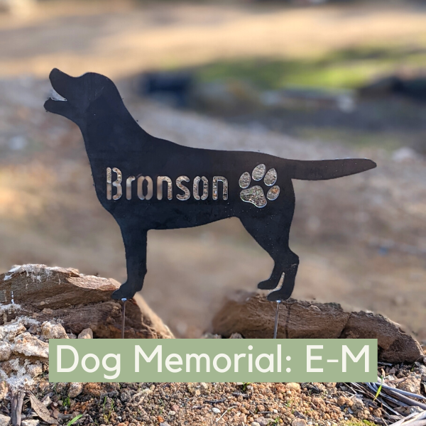 Dog Pet Memorial (E-M)