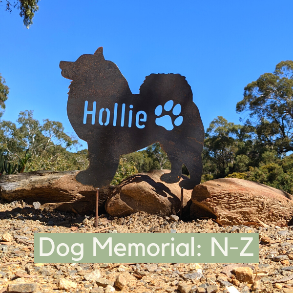 Dog Pet Memorial (N-Z)