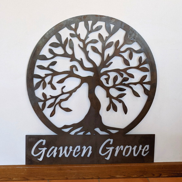 Property Sign - Tree of Life – Custom Steel Appeal